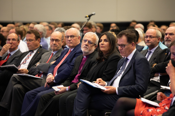 Teilnehmer der Diskussion am 16. Mai 2018 in Berlin