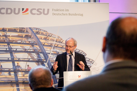 Empfang: Gemeinsam für eine erfolgreiche Entwicklungspolitik. Arbeitsgruppenvorsitzender Volkmar Klein  