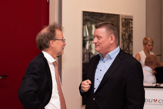 Axel Börsch-Supan mit Herrmann Gröhe
