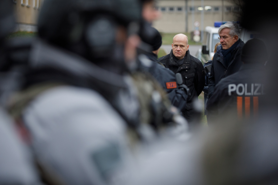 Brinkhaus unterwegs: Besuch bei der Bundespolizei in Blumberg