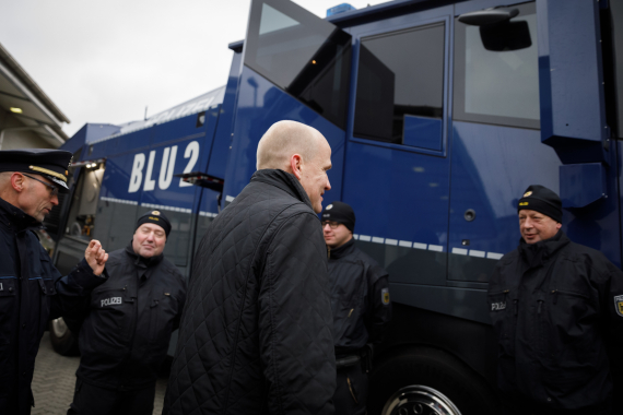 Brinkhaus unterwegs: Besuch bei der Bundespolizei in Blumberg