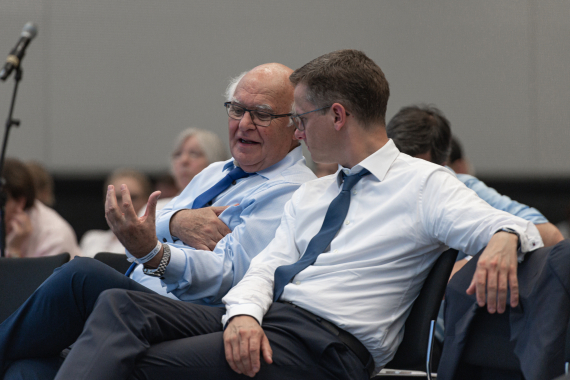 Dr. Carsten Linnemann MdB im Gespräch mit Dr.-Ing. E.h. Martin Herrenknecht