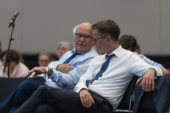 Dr. Carsten Linnemann MdB im Gespräch mit Dr.-Ing. E.h. Martin Herrenknecht