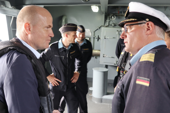 Besuch bei der Deutschen Marine in Eckernförde