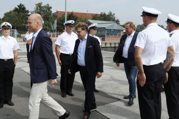 Besuch bei der Deutschen Marine in Eckernförde