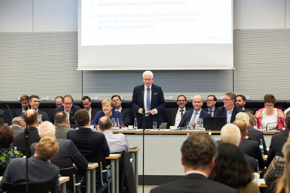 Fraktionssitzung 25. November 2019 mit Josef Schuster, Präsident des Zentralrates der Juden in Deutschland	