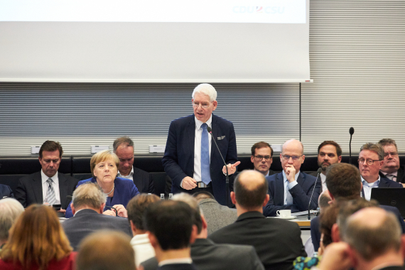 Fraktionssitzung 25. November 2019 mit Josef Schuster, Präsident des Zentralrates der Juden in Deutschland	