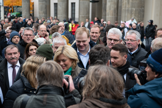 Bauerndemo | 26. November 2019 am Brandenburger Tor	