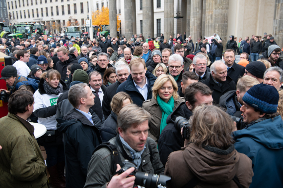 Bauerndemo | 26. November 2019 am Brandenburger Tor	