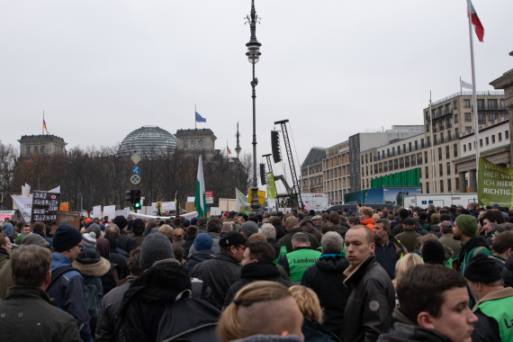 Bauerndemo | 26. November 2019 am Brandenburger Tor	