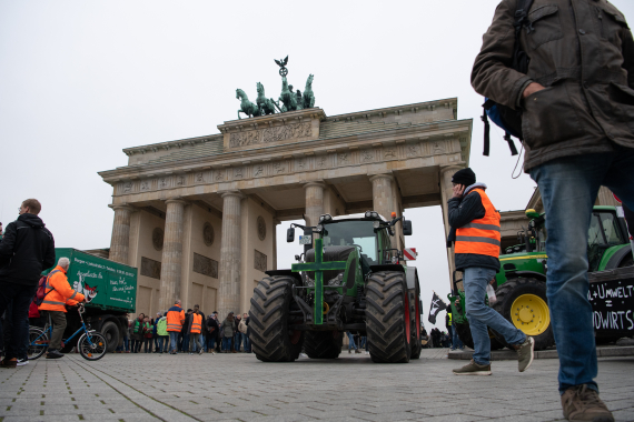 Bauerndemo | 26. November 2019 am Brandenburger Tor	