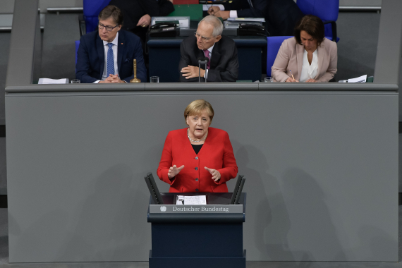 Merkel im Bundestag