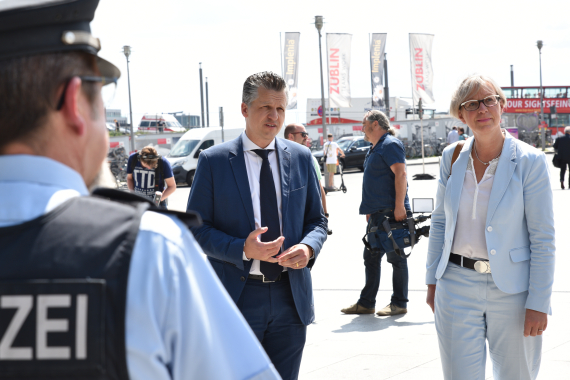 Vor-Ort-Besuch bei der Bundespolizei in Berlin