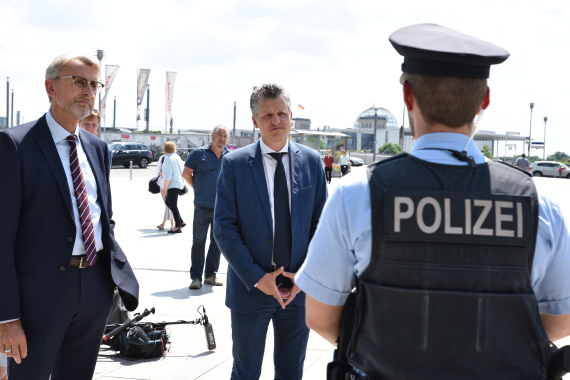 Vor-Ort-Besuch bei der Bundespolizei in Berlin