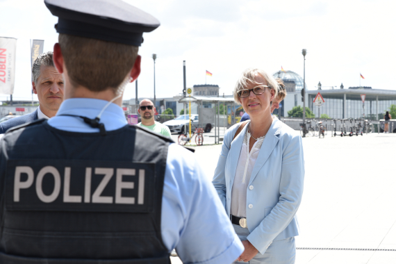 Vor-Ort-Besuch bei der Bundespolizei in Berlin