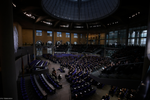 Trauerstaatsakt für Wolfgang Schäuble im Bundestag