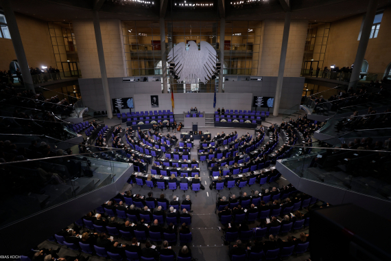 Trauerstaatsakt für Wolfgang Schäuble im Bundestag