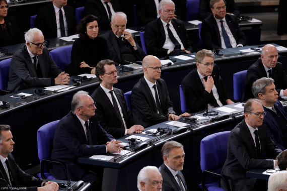 Trauerstaatsakt für Wolfgang Schäuble im Bundestag