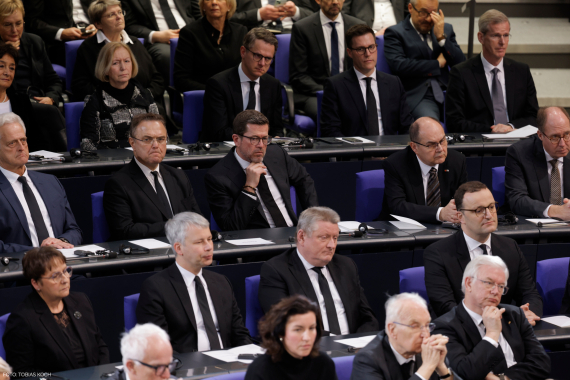 Trauerstaatsakt für Wolfgang Schäuble im Bundestag