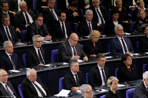 Trauerstaatsakt für Wolfgang Schäuble im Bundestag