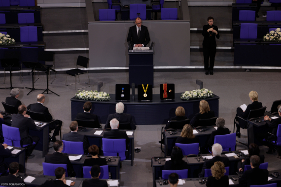 Trauerstaatsakt für Wolfgang Schäuble im Bundestag