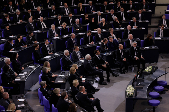 Trauerstaatsakt für Wolfgang Schäuble im Bundestag