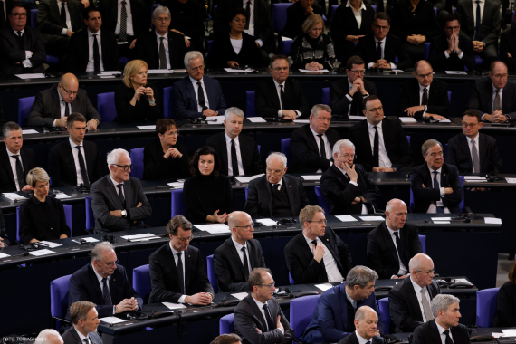 Trauerstaatsakt für Wolfgang Schäuble im Bundestag