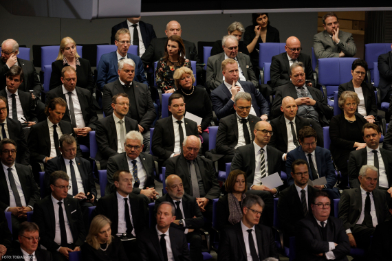 Trauerstaatsakt für Wolfgang Schäuble im Bundestag