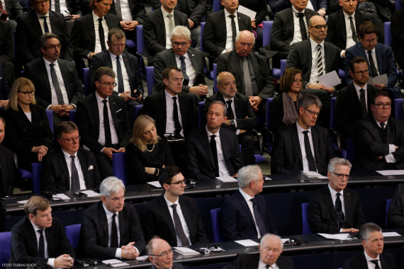 Trauerstaatsakt für Wolfgang Schäuble im Bundestag