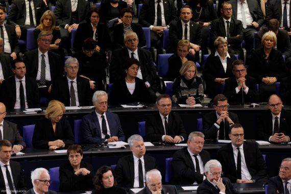 Trauerstaatsakt für Wolfgang Schäuble im Bundestag