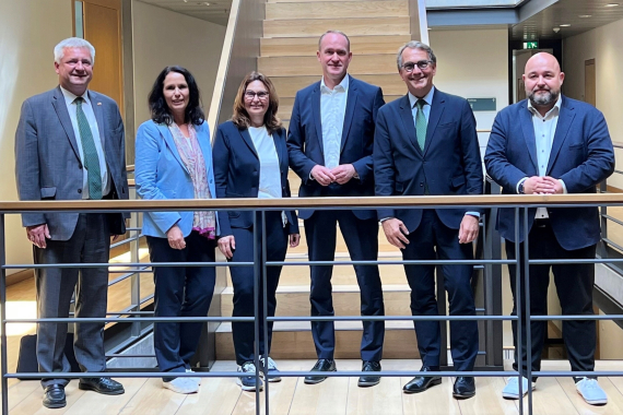 Arbeitsgruppensitzung mit Dr. Martin Frick, Direktor World Food Programme (2.v.r.) am 3. Juni 2025