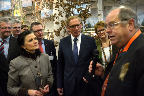 Rundgang der Arbeitsgruppe Ernährung und Landwirtschaft auf der Internationalen Grünen Woche