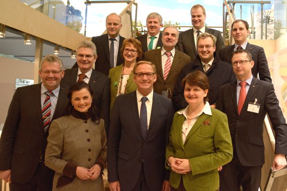 Rundgang der Arbeitsgruppe Ernährung und Landwirtschaft auf der Internationalen Grünen Woche