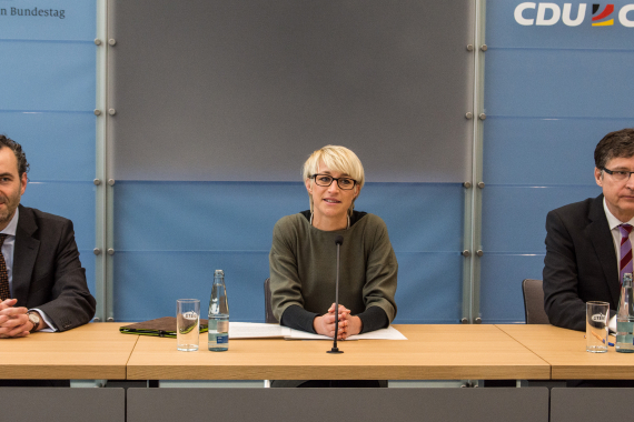 Thomas Jarzombek, Nadine Schön, Jens Koeppen (v.l.n.r.)