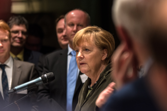 Bundeskanzlerin Dr. Angela Merkel sprach zu den neuen Mitgliedern der CDU/CSU-Bundestagsfraktion
