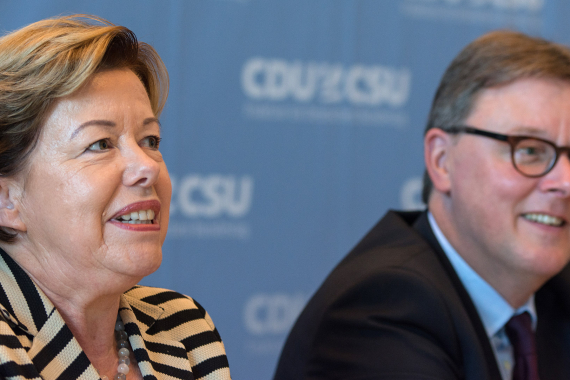 Renate Köcher, Allensbach-Institut und Michael Grosse-Brömer