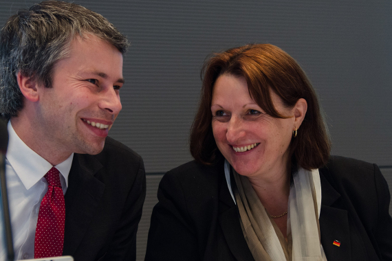 Steffen Bilger und Heike Brehmer