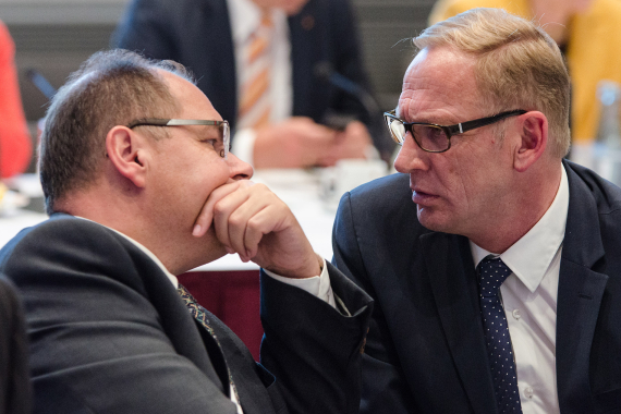 Agrarminister Christian Schmidt und Franz-Josef Holzenkamp