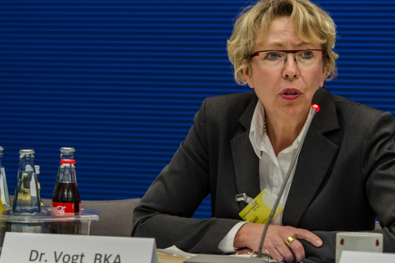 Dr. Sabine Vogt, Leiterin der Abteilung Schwere und Organisierte Kriminalität beim Bundeskriminalamt