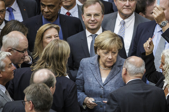 Angela merkel im Bundestag