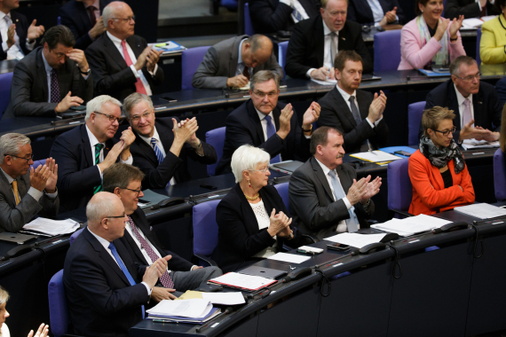 Fraktionsspitze von CDU und CSU im Bundestag