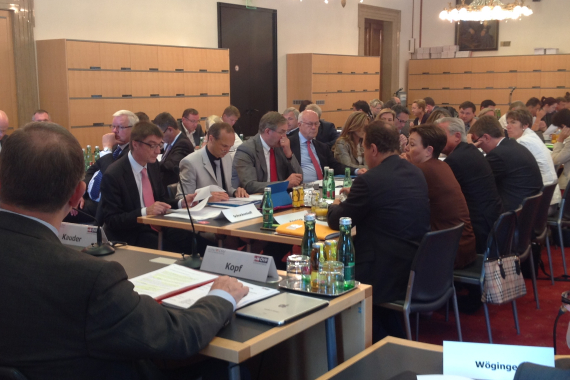 Blick in den Tagungssaal