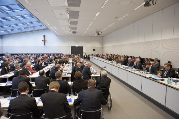Abgeordnete der CDU/CSU-Fraktion im Sitzungssaal