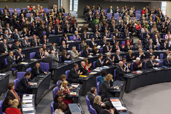 CDU/CSU-Fraktion im Plenarsaal