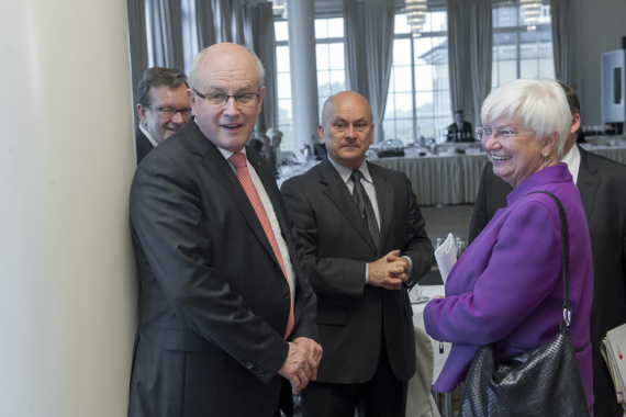 Bernhard Kaster, Volker Kauder, Manfred Grund und Gerda Hasselfeldt (v.l.)