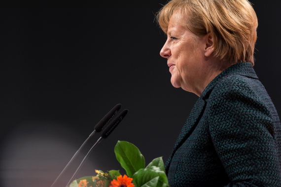 Nach der Wiederwahl zur Parteivorsitzenden 2014