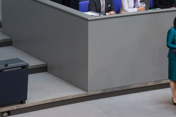 Arbeitsministerin Andrea Nahles spricht zum Mindestlohn