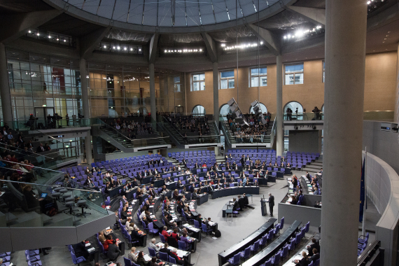 Blick in den Plenarsaal