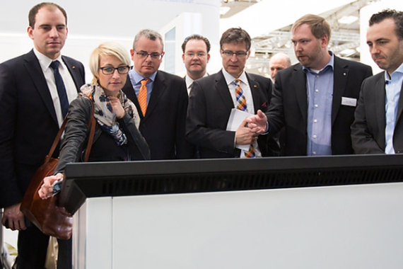 Arbeitsgruppe Digitale Agenda besucht die Cebit in Hannover