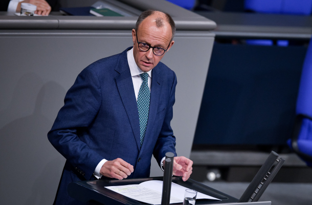 Friedrich Merz am Rednerpult